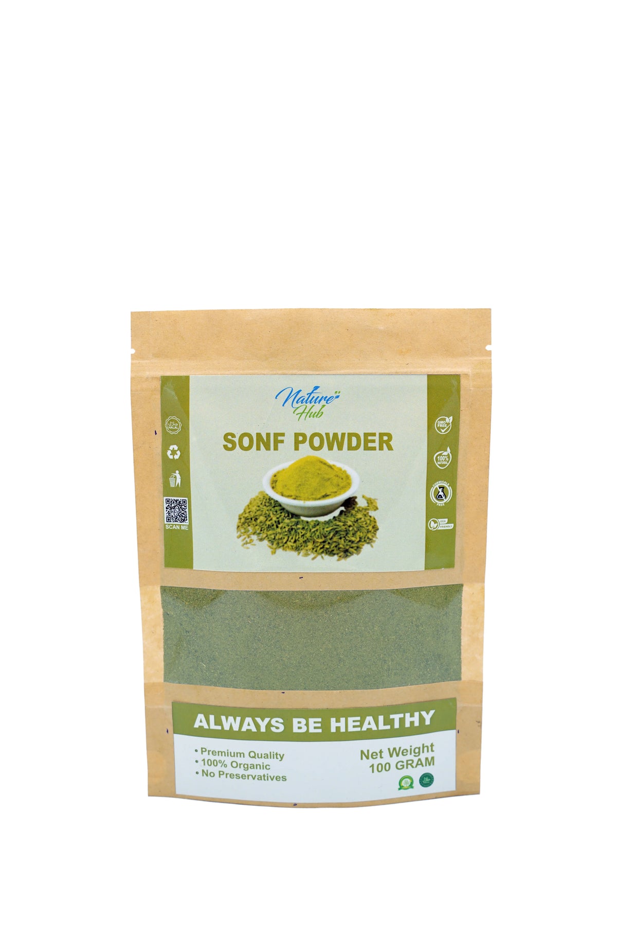 Pure Sonf Powder 100gm (Desi Fennel Seeds)